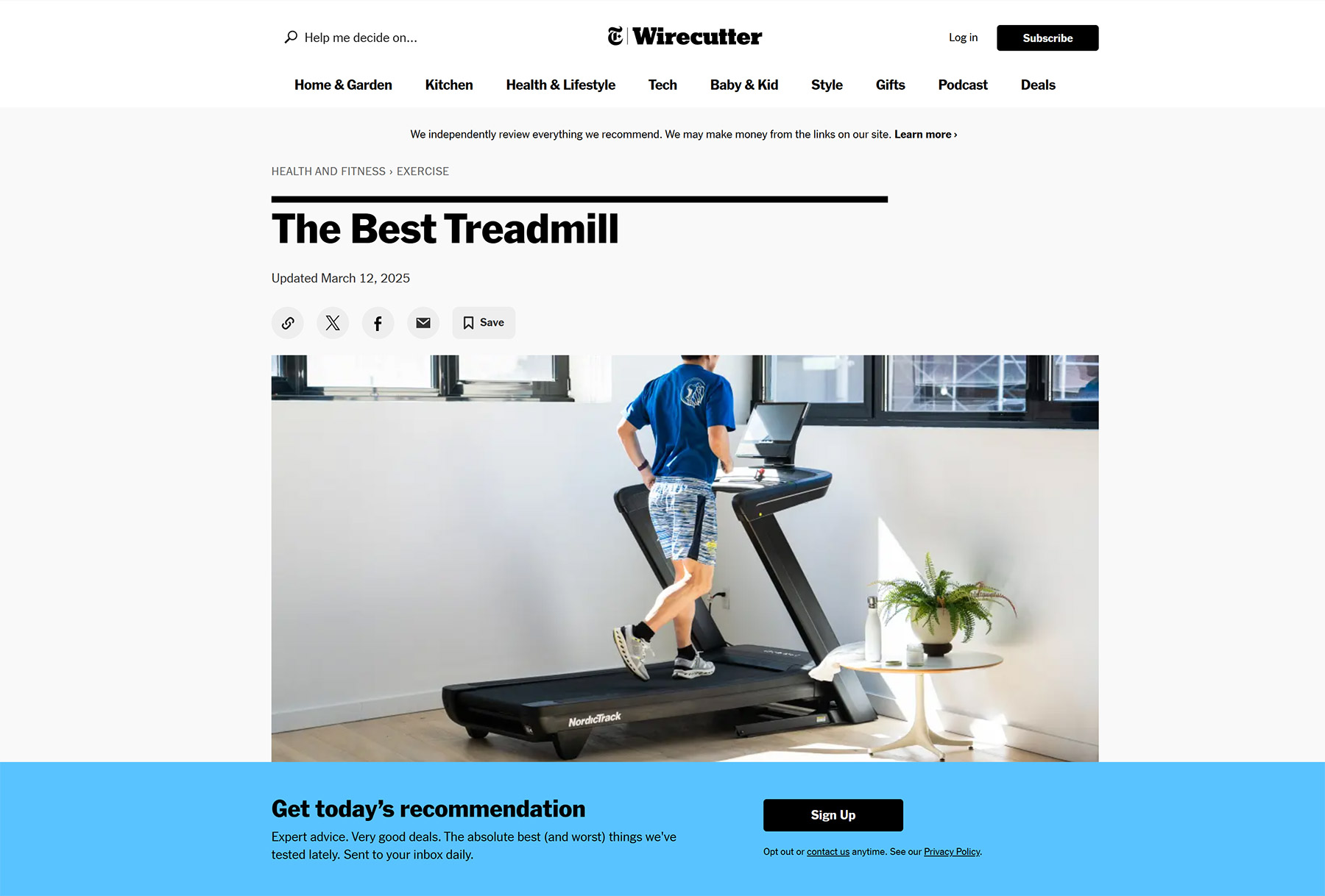 Affiliate Marketing Example: Wirecutter