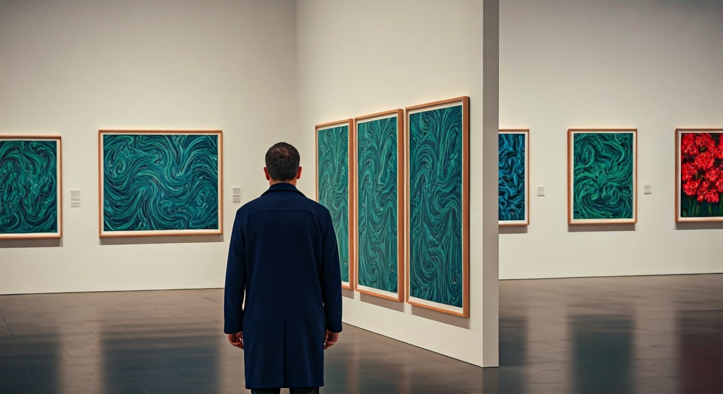 Ad frequency in contemporary art exhibition