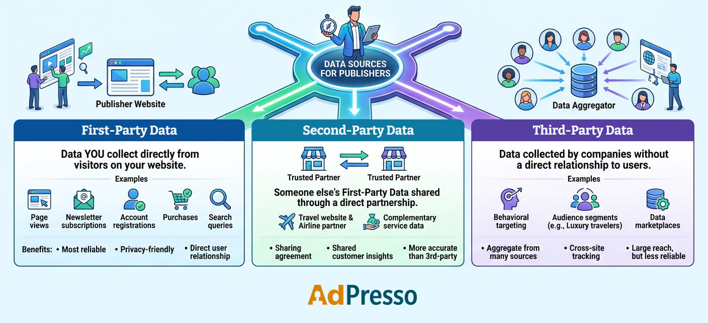 First-, Second-, Third-Party Data explained