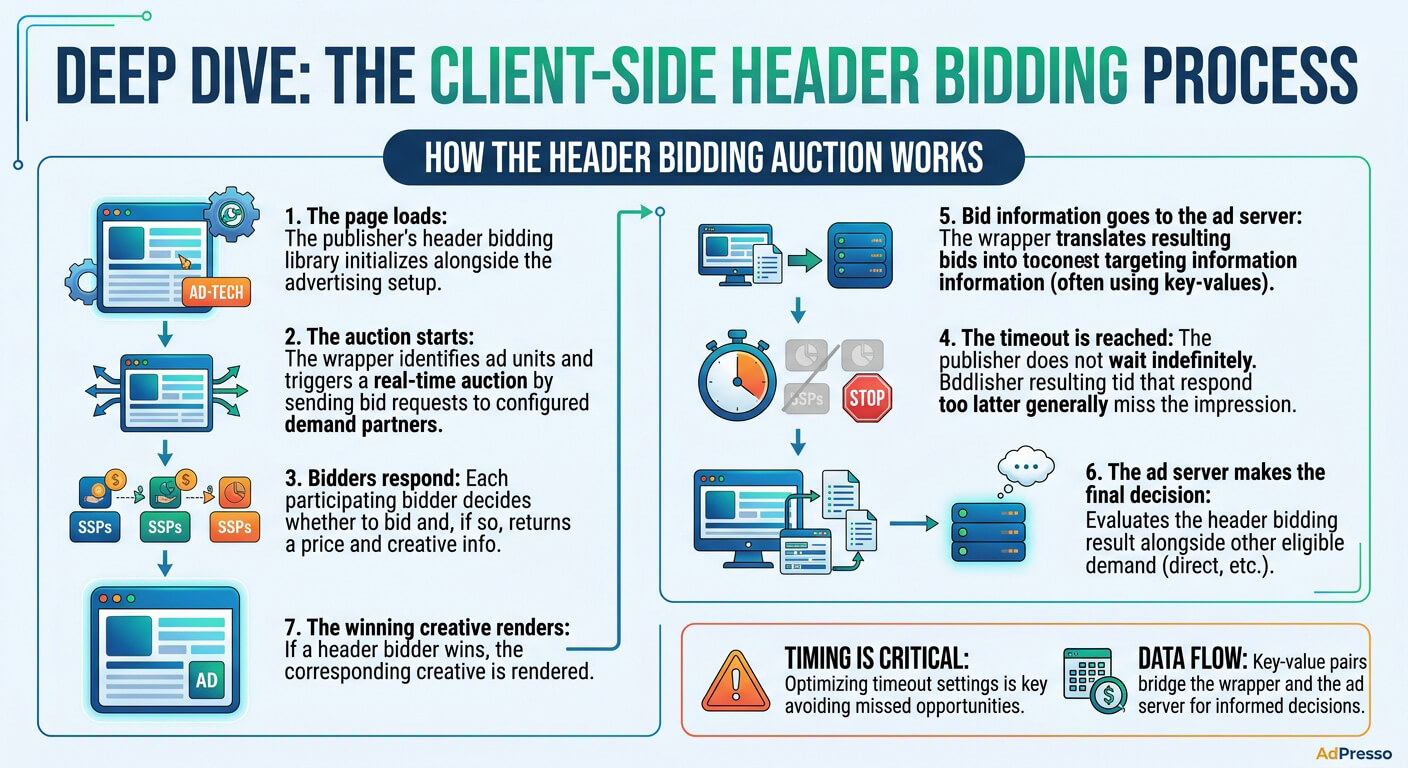 Header Bidding Auction Process